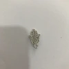 Antique silver DIY pendant accessory: Lucky Hand 21x13mm palm 2518 Specification image